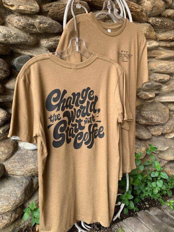 Change the World Coffee Tee